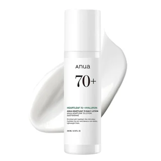 لوسیون آبرسان و تسکین‌دهنده آنوا مدل Heartleaf 70 + Hyaluron Daily Lotion حجم 200 میلی‌لیتر