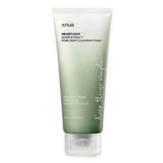 فوم شوینده پاک‌کننده عمقی منافذ آنوا مدل Heartleaf Pore Deep Cleansing Foam حجم 150 میلی‌لیتر