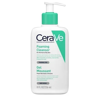 فوم شوینده پوست نرمال تا چرب سراوی CeraVe حجم: ۲۳۶ میل