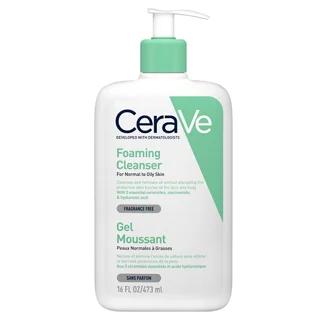 فوم شوینده پوست نرمال تا چرب سراوی CeraVe Foaming Cleanser حجم: ۴۷۳ میل