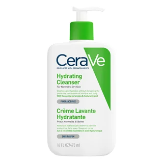 ژل شوینده صورت پوست نرمال تا خشک سراوی CeraVe Hydrating Cleanser حجم: ۴۷۳ میل