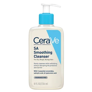 ژل شوینده پوست خشک و کمآب سراوی CeraVe SA Smoothing Cleanser حجم: ۲۳۶ میل
